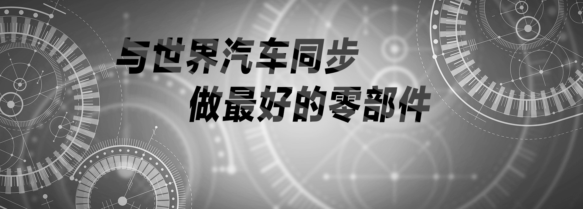 与世界汽车同步，做最好的零部件